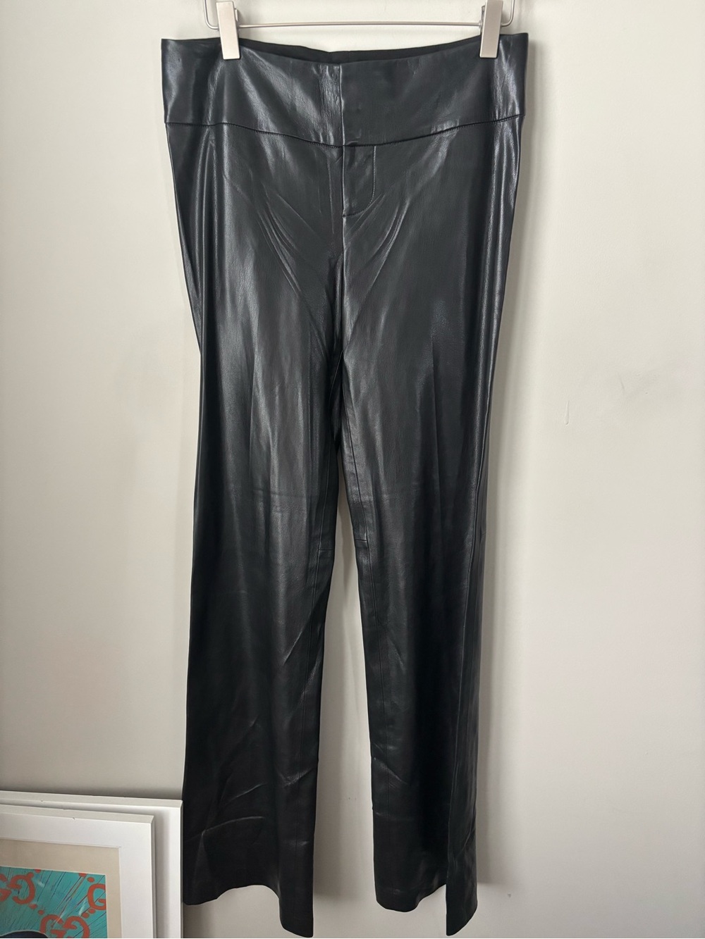 Alice + Olivia “Olivia” Vegan Leather Bootcut Pant 4 - Picture 7 of 13
